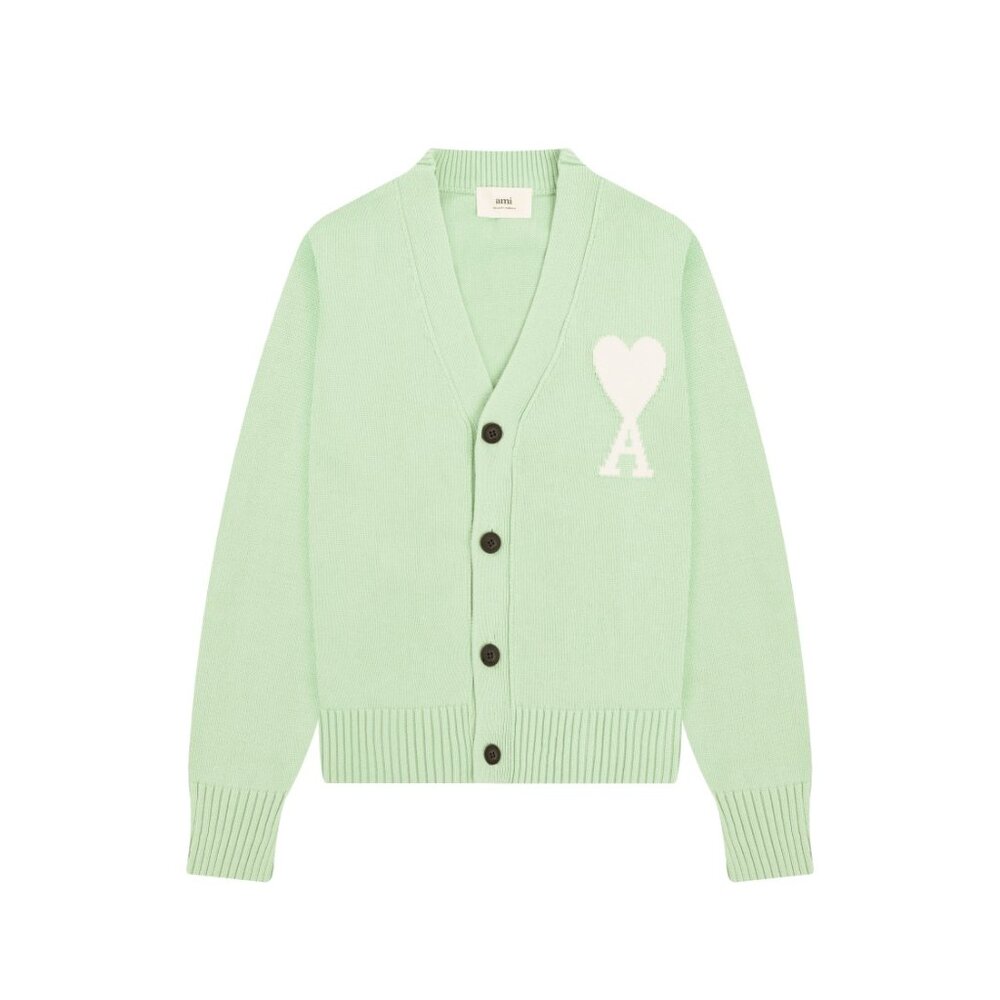 👑👑Ami Green cardigan sweater